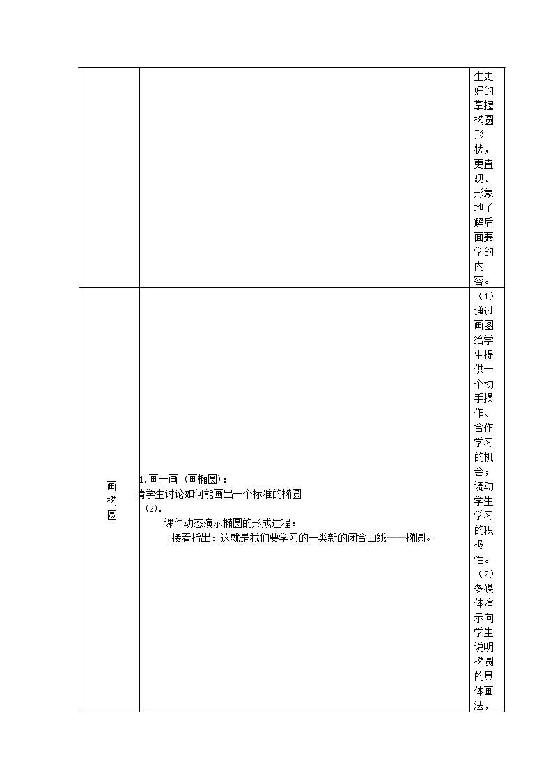 人教A版高中数学选修1-1 第二章 2.1.1《椭圆的定义及其标准方程》教学设计第3页