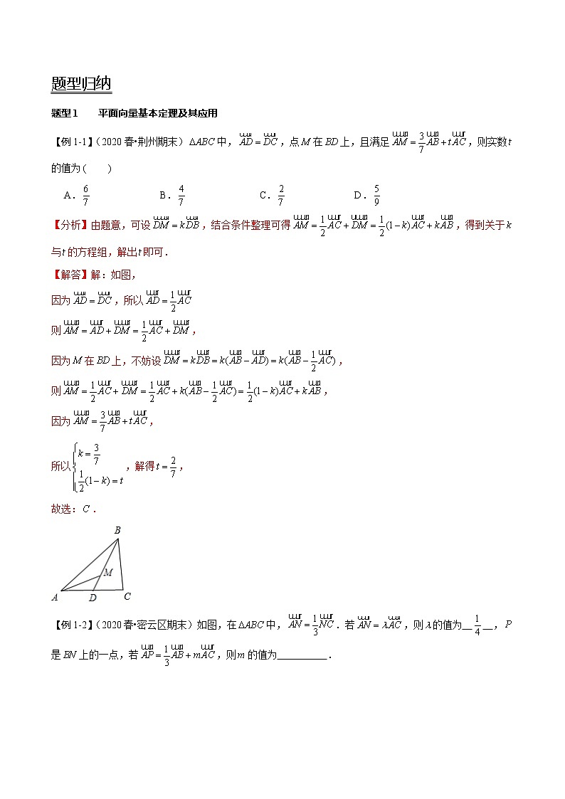 (新高考)高考数学一轮复习考点复习讲义第29讲《平面向量基本定理及坐标表示》（讲）（解析版）02