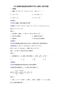 2022届湖北省宜昌市夷陵中学高三练笔1数学试题含解析
