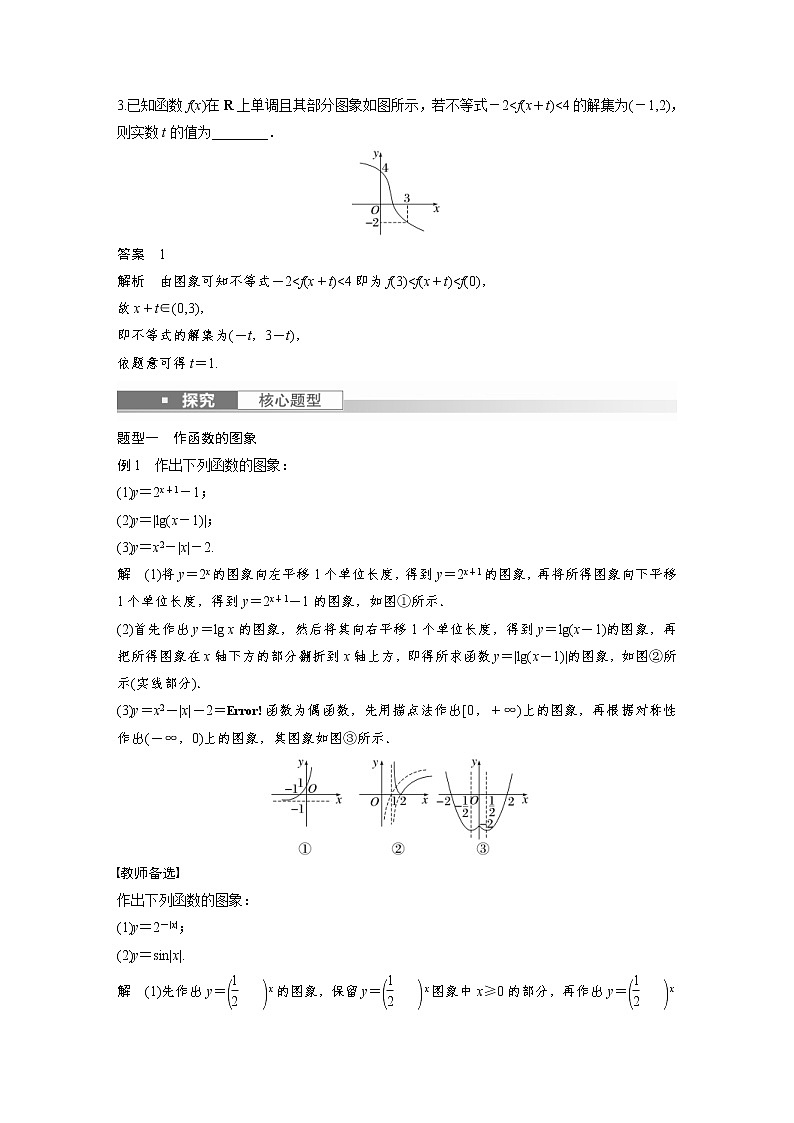 (新高考)高考数学一轮复习讲与练第2章§2.8《函数的图象》(含详解)03