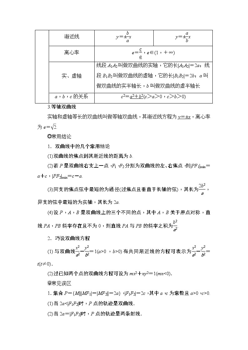 (新高考)高考数学一轮复习课时练习9.6《双曲线》(含解析)02