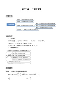 (新高考)高考数学一轮复习考点复习讲义第57讲《二项式定理》（讲）（解析版）
