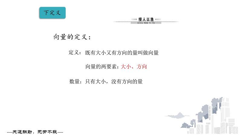 人教A版（2019）必修 第二册第六章 平面向量及其应用 6.1 平面向量的概念 课件04