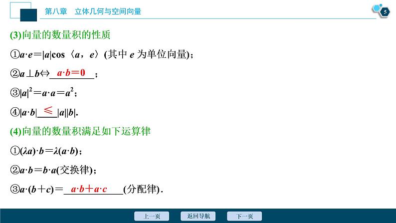 (新高考)高考数学一轮复习课件8.5《空间向量及其运算》（含解析）第6页