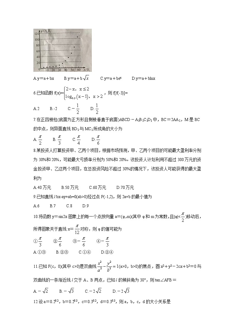 2021四川省高三诊断性测试数学（文）含答案第2页