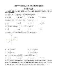 2021六安示范高中高三上学期教学质量检测数学（理）试题含答案