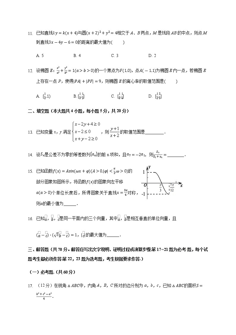 2021西安中学高三上学期第四次月考数学（理）试题含答案第3页
