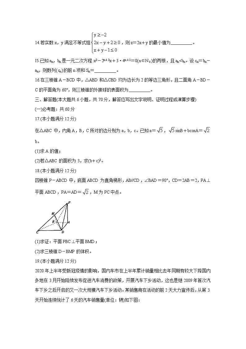 2021运城高三9月调研考试数学（文）含答案第3页