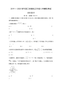 2020定远县育才学校高三5月模拟考试数学（理）试题含答案