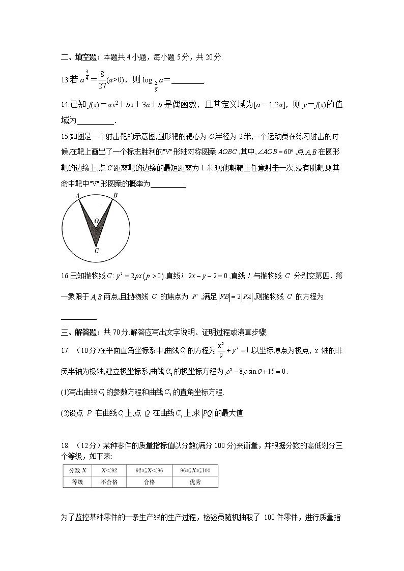 2021兴国县三中高二下学期第三次月考数学（文）试卷含答案第3页