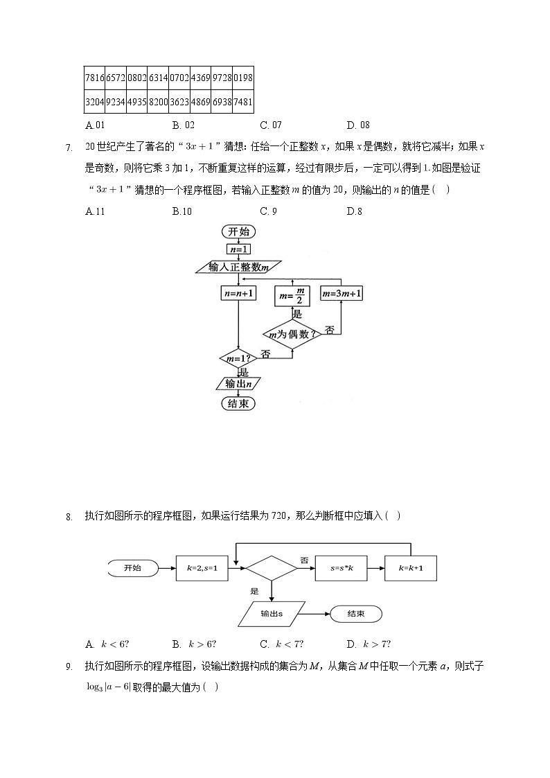 2021贵阳清镇养正学校高二上学期第一次月考数学（文）试题含答案02