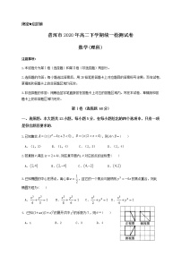 2020普洱高二下学期期末考试数学（理）试题含答案