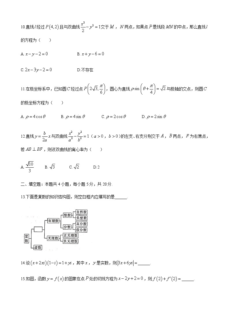 2020南阳六校高二下学期第二次联考数学（文）试题含答案第3页