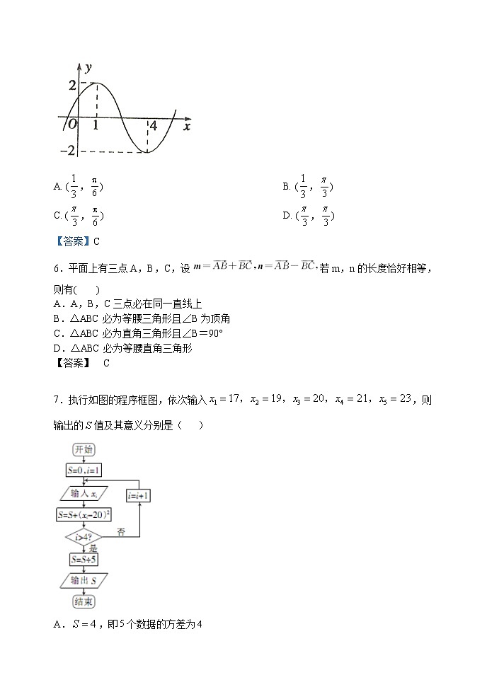 2020忻州一中北校高一3月月考数学试题PDF版含答案02