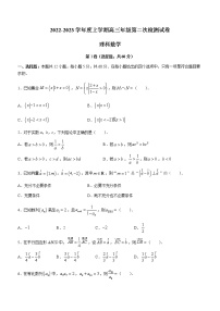甘肃省张掖市某重点校2022-2023学年高三上学期第二次检测数学（理）试题（含答案）