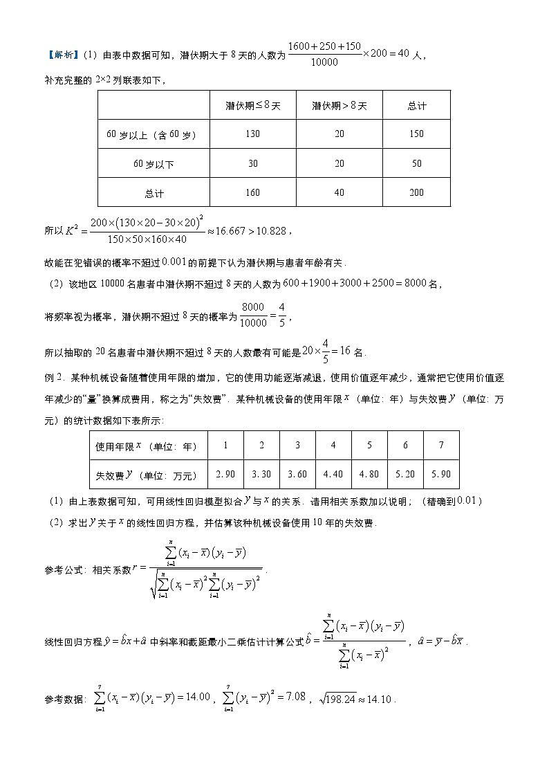 (新高考)高考数学三轮冲刺大题优练5《成对数据的统计分析》(解析版)第2页