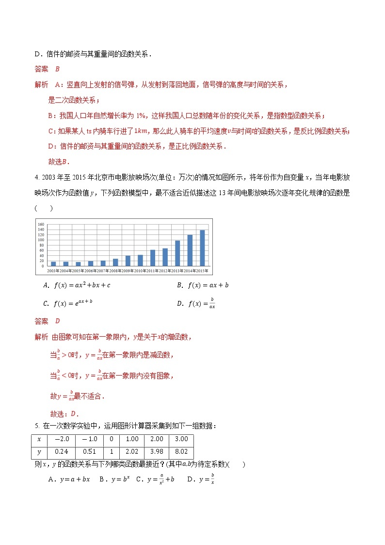 【培优分阶练】高中数学(人教A版2019)必修第一册 4.5.3《函数模型的应用》培优分阶练（含解析）02