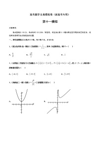 (新高考)高考数学全真模拟卷11（2份打包，解析版+原卷版）