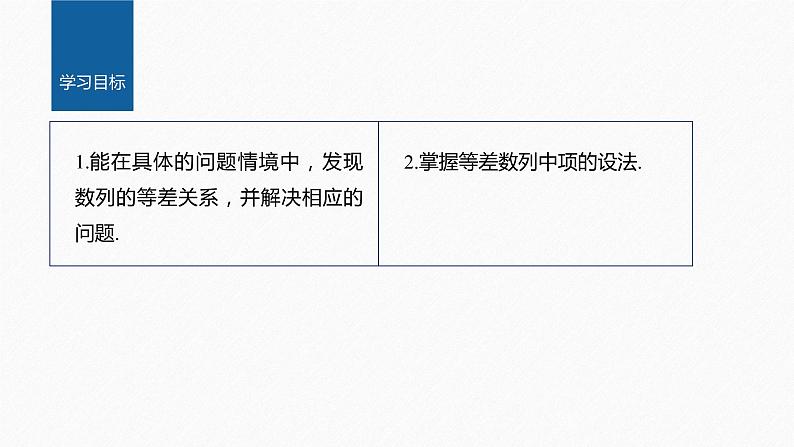 【最新版】新教材苏教版高中数学选择性必修一§4.2 习题课 等差数列的性质的综合问题【同步课件】第2页