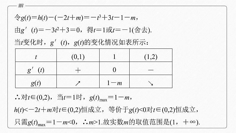 【最新版】新教材苏教版高中数学选择性必修一§5.3 习题课 函数的存在性问题与恒成立问题【同步课件】第7页
