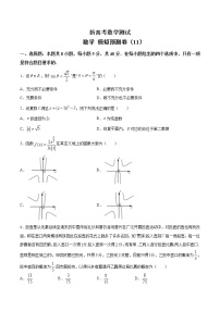 (新高考)高考数学考前冲刺模拟预测卷11（2份打包，解析版+原卷版）