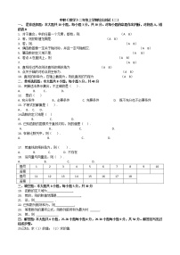 江西省永修中等专业学校高二上学期数学综合测试（二）