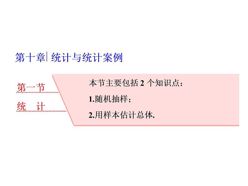 高考数学(理数)一轮复习课件：第十章 统计与统计案例 第一节 统　计 (含详解)01