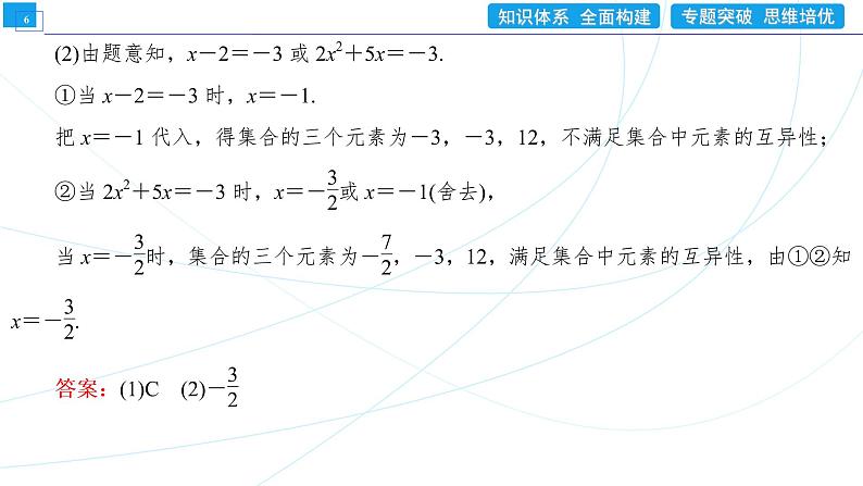 集合与常用逻辑用语 章末整合提升1 同步辅导与测评 PPT课件第6页