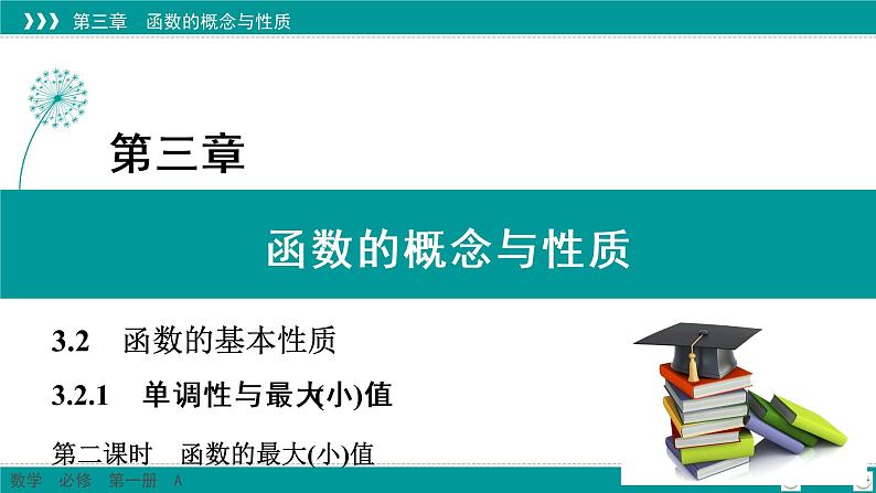 3.2.1 第2课时 函数的最大(小)值（课件）第1页