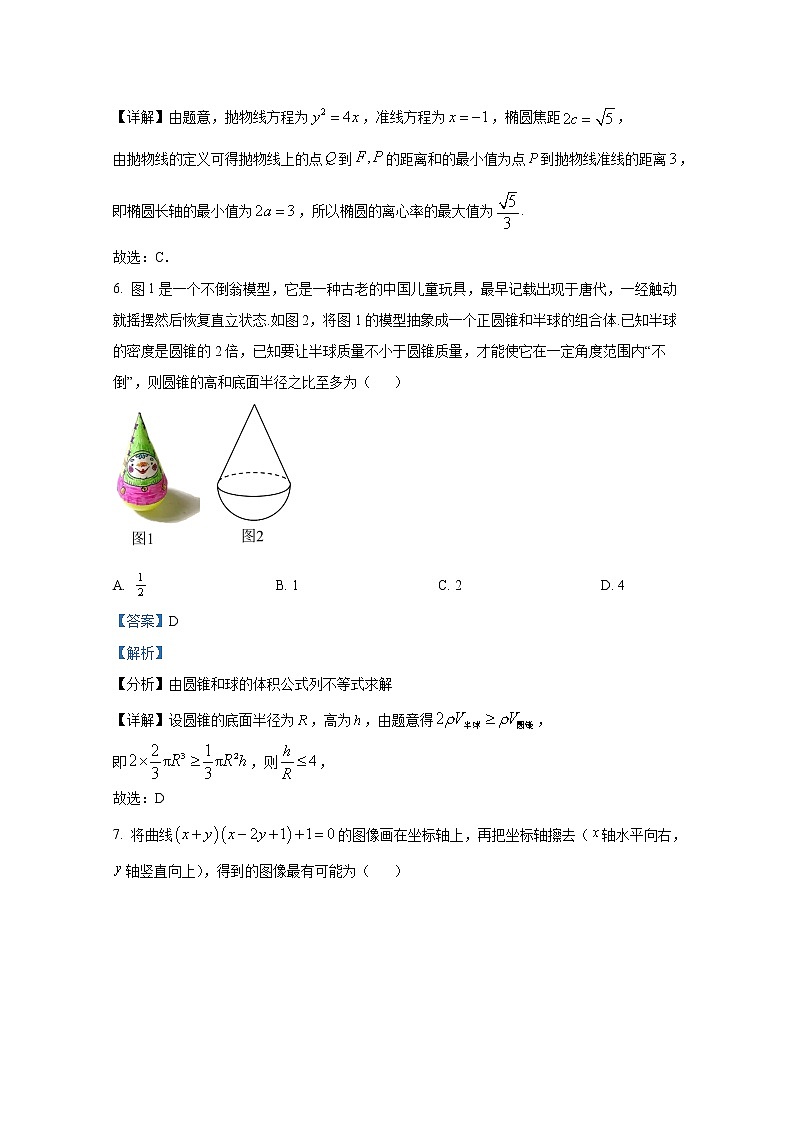 湖北省二十一所重点中学2023届高三数学上学期第三次联考试题（Word版附答案）第3页