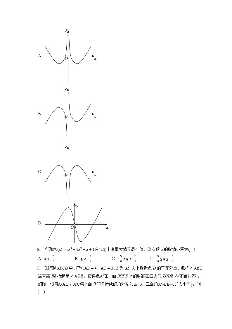 2022年安徽省合肥市双凤高级中学高考数学模拟试卷（文科）（二）(含答案解析)02