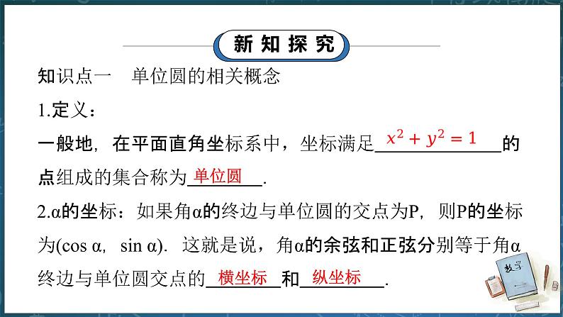 7.2.2《单位圆与三角函数线》课件PPT+教案05
