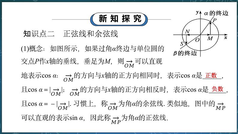 7.2.2《单位圆与三角函数线》课件PPT+教案06