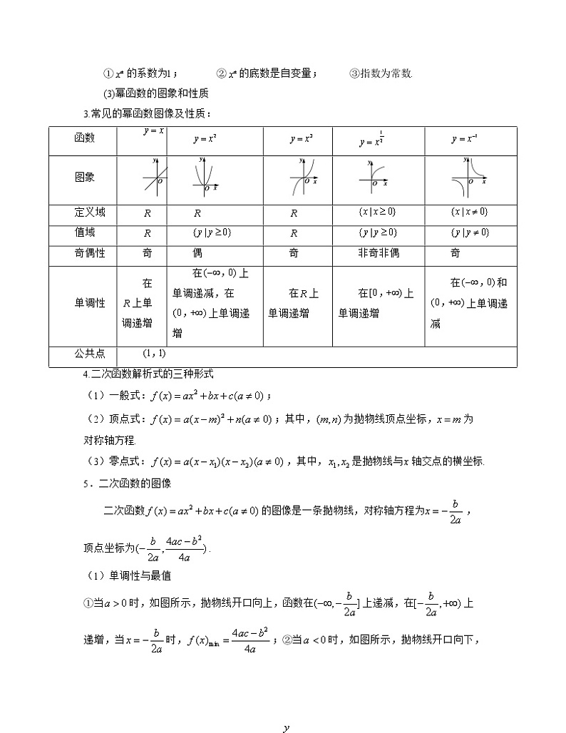 专题03 函数概念与基本初等函数（亮点讲）03