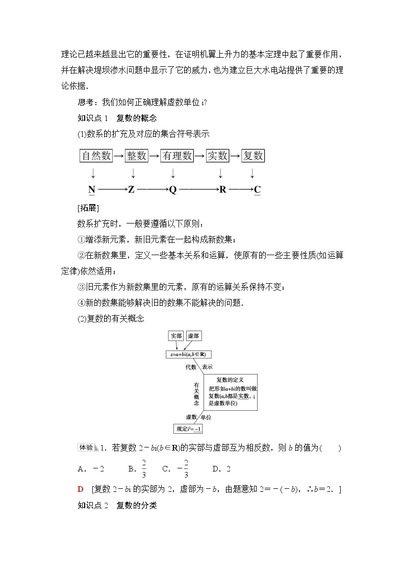 人教B版高中数学必修第四册第10章10.1.1复数的概念课件+学案+练习含答案02