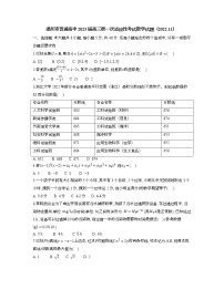 2023届浙江省温州市普通高中高三第一次适应性考试（一模）数学试题及答案