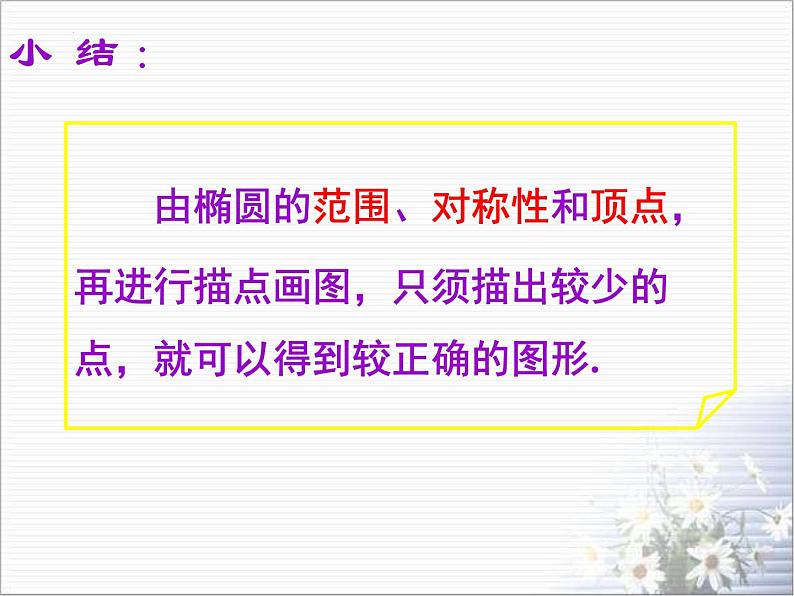 3.1.2椭圆的简单几何性质（1）课件-2022-2023学年高二上学期数学人教A版（2019）选择性必修第一册07