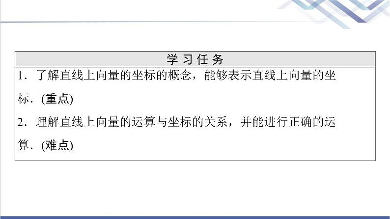 人教B版高中数学必修第二册第6章6.26.2.2直线上向量的坐标及其运算课件第2页