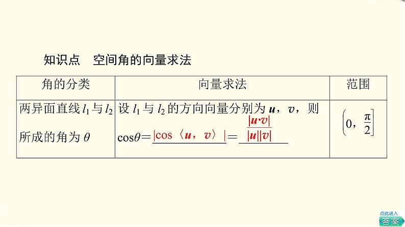 苏教版高中数学选择性必修第二册第6章6.3.3空间角的计算课件+学案+练习含答案05