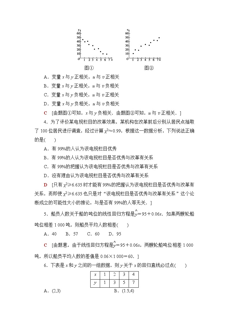 苏教版高中数学选择性必修第二册章末综合测评+模块综合测评含答案02