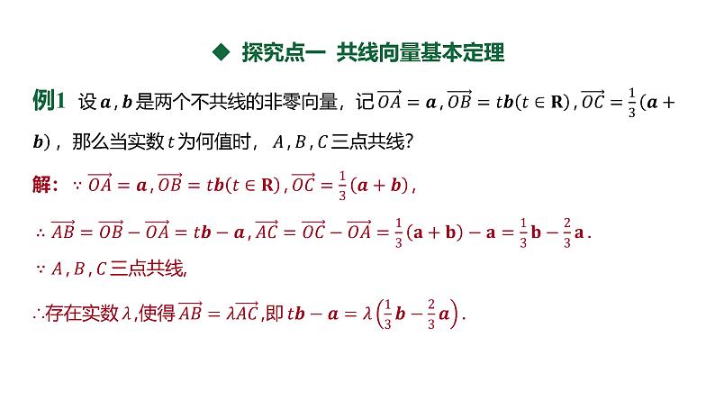 人教 B 版 (2019)  高中数学 必修 第二册  6.2.1 向量基本定理 课件第6页