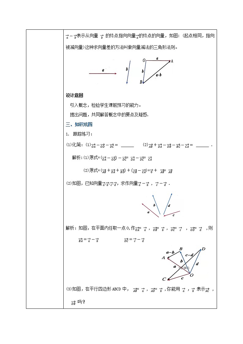 6.2.2《平面向量的减法运算》课件+教案03