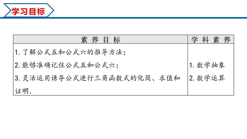 5.3 第2课时 公式五和公式六（课件）-2022-2023学年高一数学精品同步课堂（人教A版2019必修第一册）02