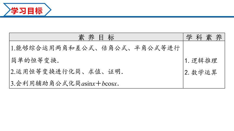 5.5.2 简单的三角恒等变换（课件）-2022-2023学年高一数学精品同步课堂（人教A版2019必修第一册）02
