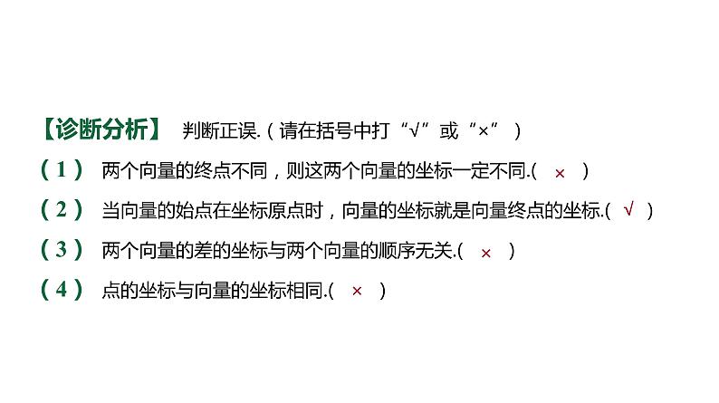 人教 B 版  6.2.3 平面向量的坐标及其运算-第1课时 平面向量的坐标表示和运算课件07