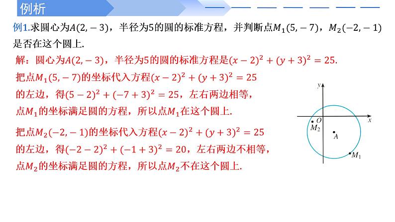 2.4.1圆的标准方程课件-人教A版选择性必修第一册06