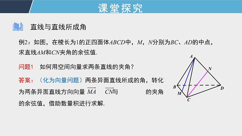 1.4.2.1  用空间向量研究夹角问题 课件+教案+课时练习03