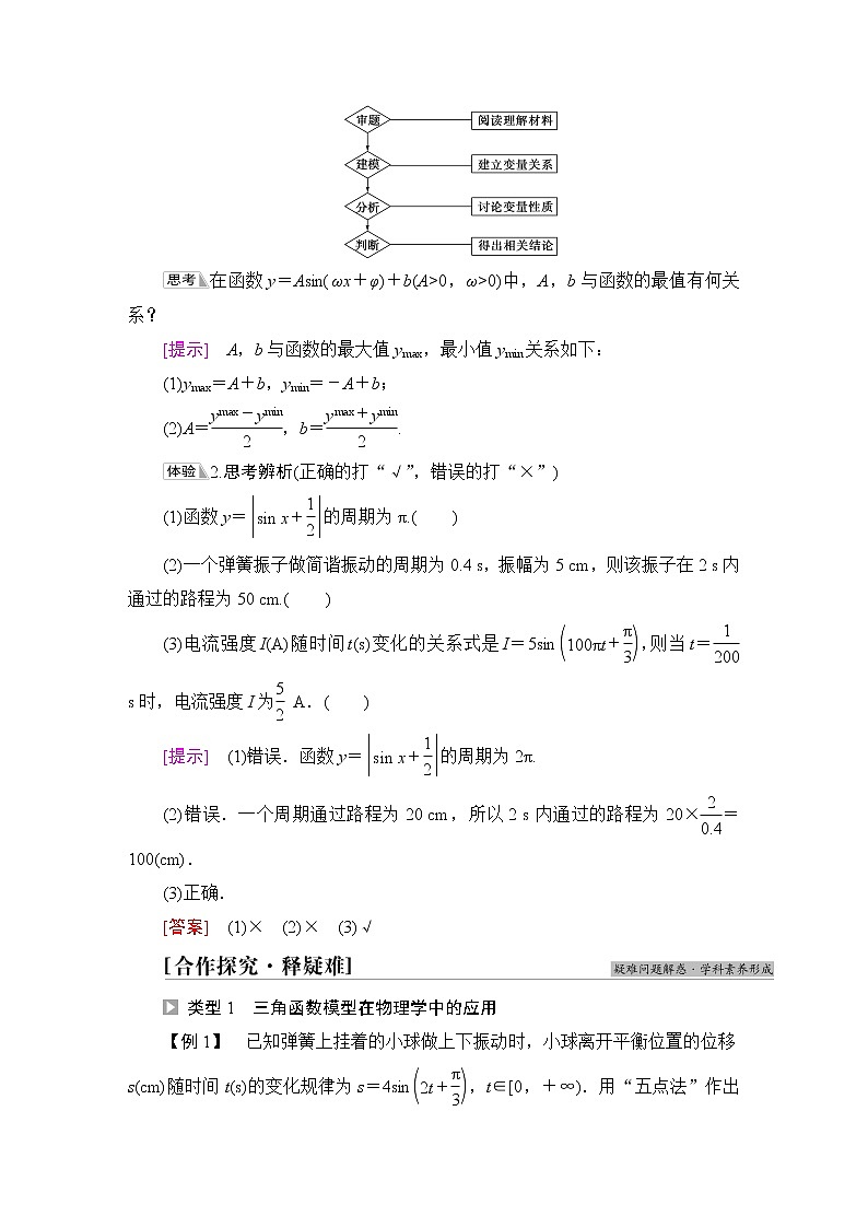 苏教版高中数学必修第一册第7章7.4三角函数应用课件+学案+练习含答案02