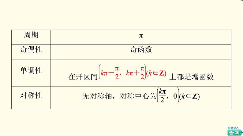 苏教版高中数学必修第一册第7章7.37.3.2第3课时正切函数的图象与性质课件+学案+练习含答案06
