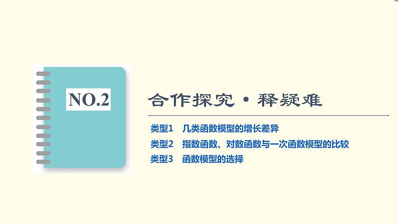苏教版高中数学必修第一册第8章8.28.2.1几个函数模型的比较课件+学案+练习含答案08